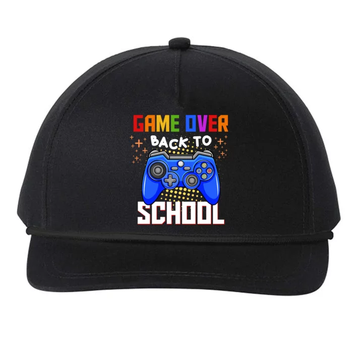 Game Over Back To School Funny Snapback Five-Panel Rope Hat