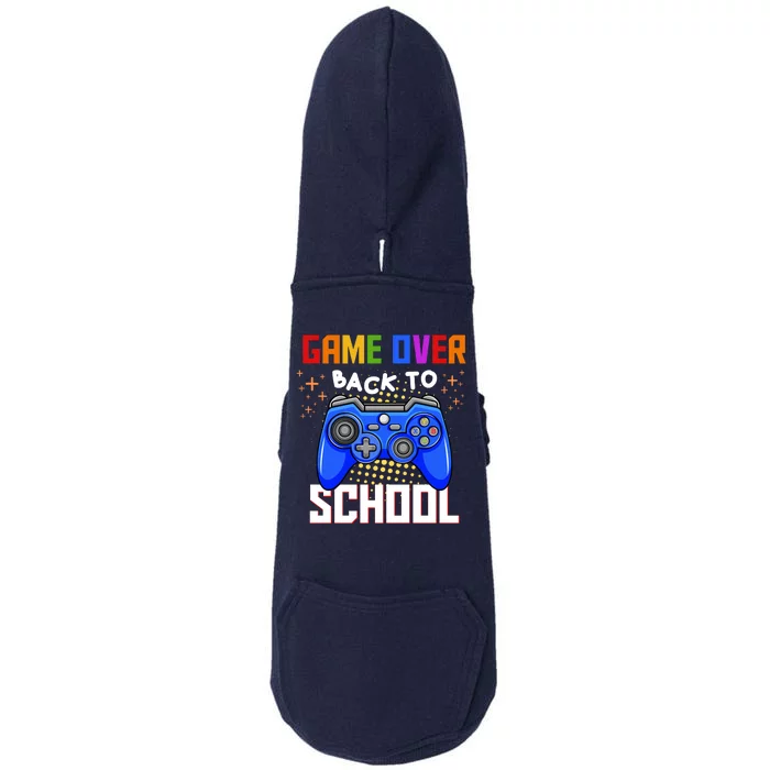 Game Over Back To School Funny Doggie 3-End Fleece Hoodie