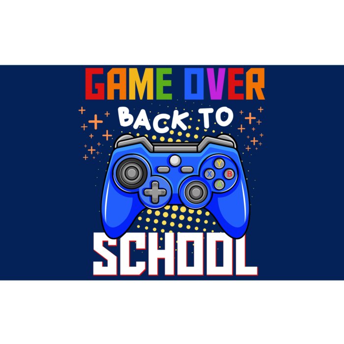 Game Over Back To School Funny Bumper Sticker