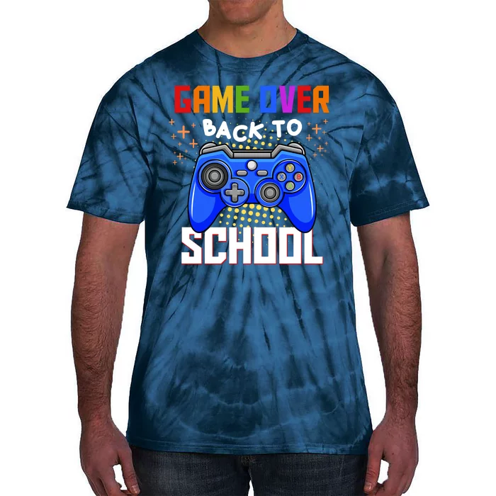 Game Over Back To School Funny Tie-Dye T-Shirt