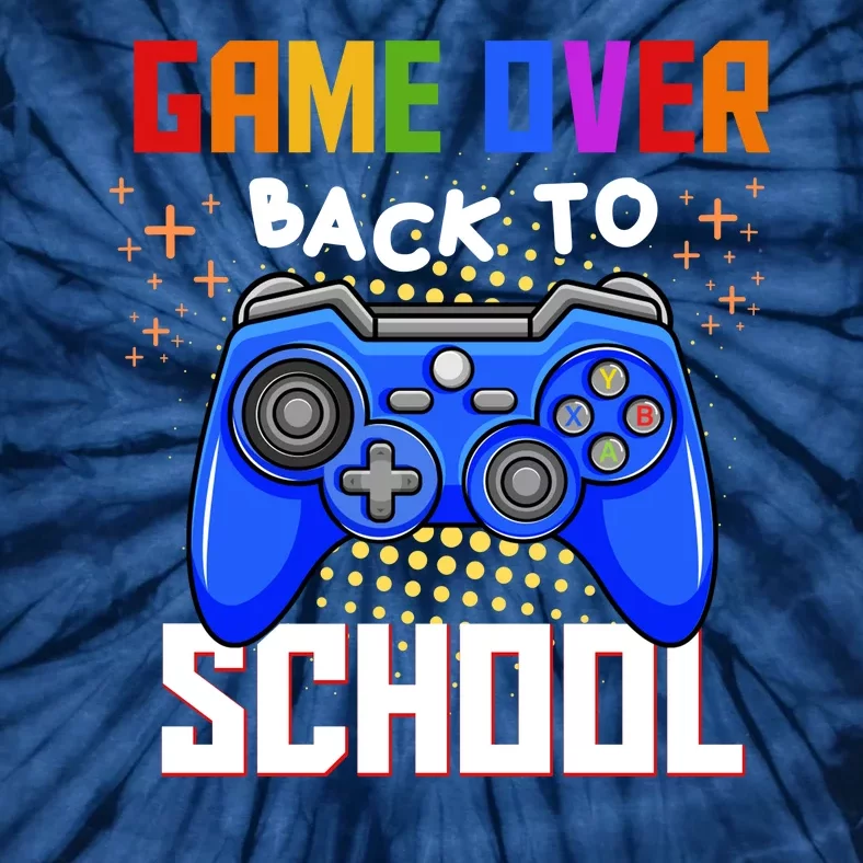 Game Over Back To School Funny Tie-Dye T-Shirt