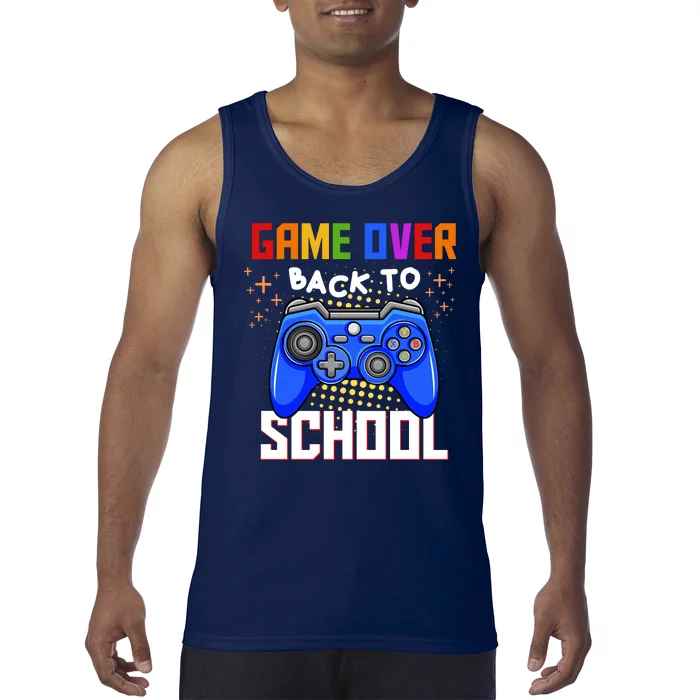 Game Over Back To School Funny Tank Top