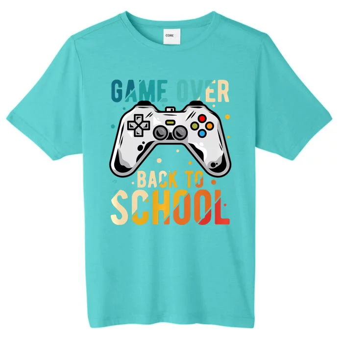 Game Over Back To School Gaming Gamer Student School ChromaSoft Performance T-Shirt