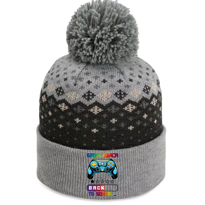 Game Over Back To School Gamer The Baniff Cuffed Pom Beanie