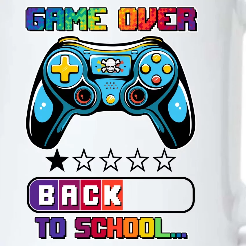 Game Over Back To School Gamer Black Color Changing Mug