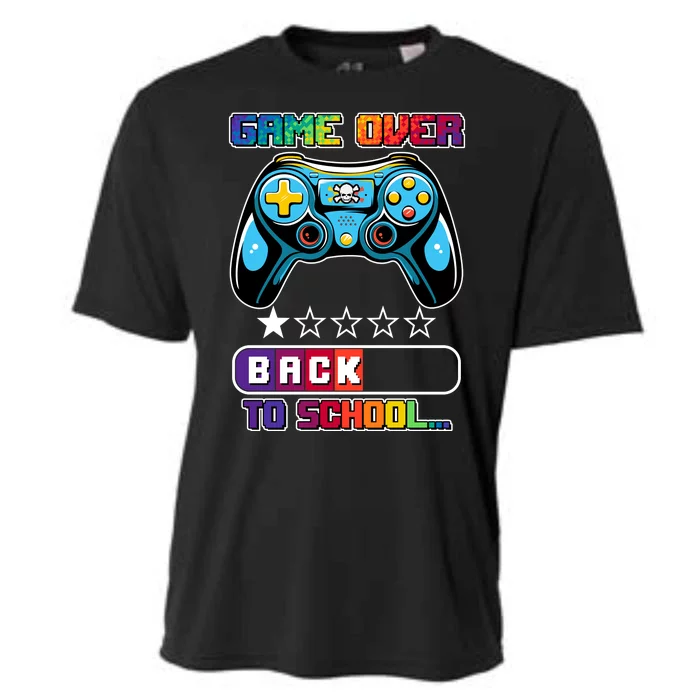 Game Over Back To School Gamer Cooling Performance Crew T-Shirt