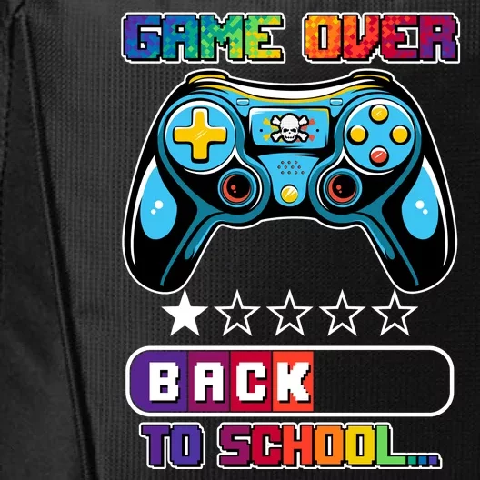 Game Over Back To School Gamer City Backpack