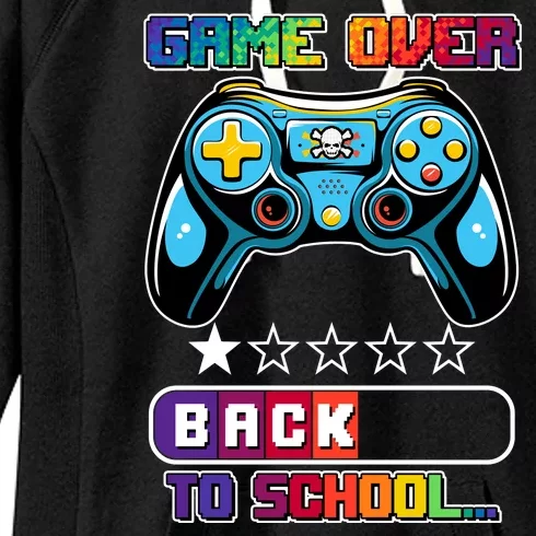 Game Over Back To School Gamer Women's Fleece Hoodie