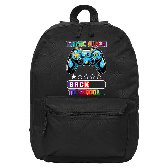 Game Over Back To School Gamer 16 in Basic Backpack