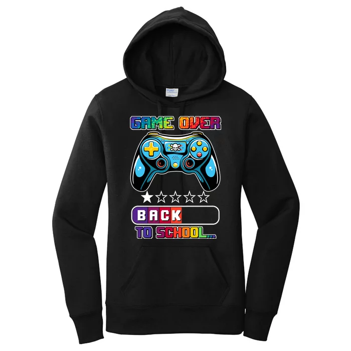 Game Over Back To School Gamer Women's Pullover Hoodie