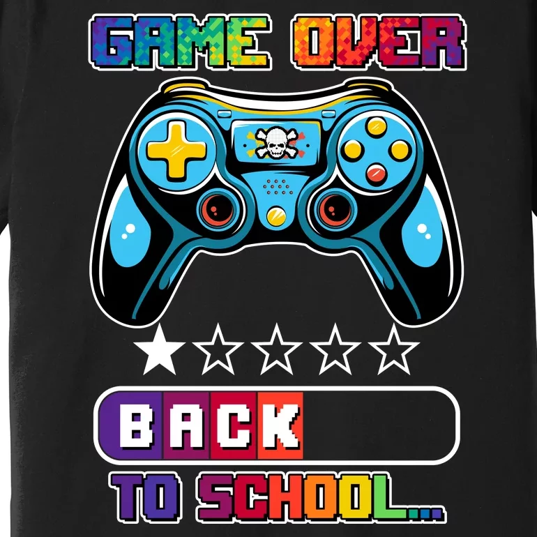 Game Over Back To School Gamer Premium T-Shirt