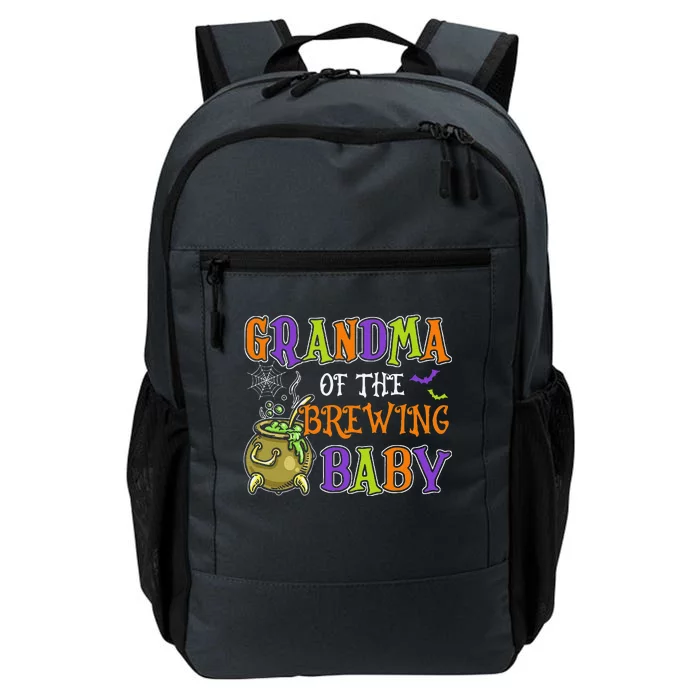 Grandma Of Brewing Baby Halloween Theme Baby Shower Spooky Gift Daily Commute Backpack