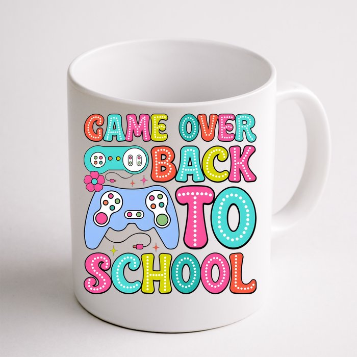 Game Over Back To School Front & Back Coffee Mug