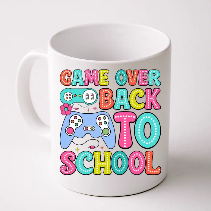 Game Over Back To School Front & Back Coffee Mug