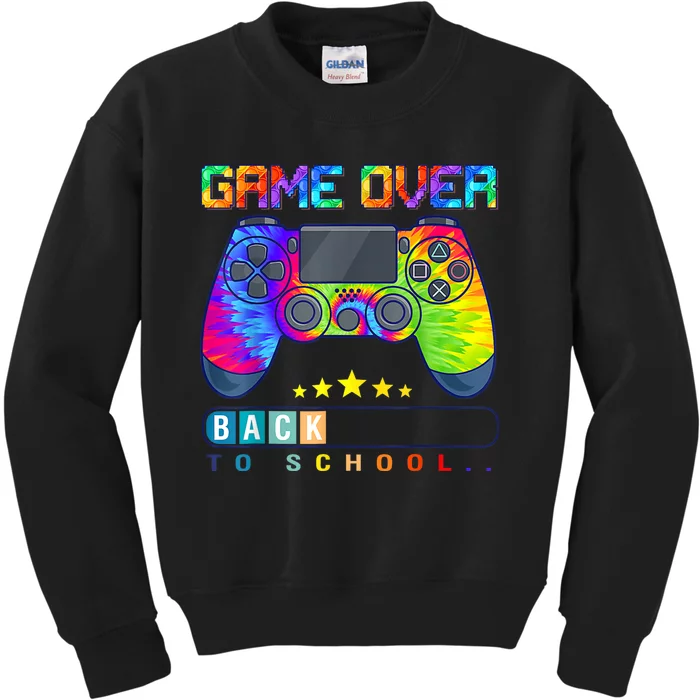 Game Over Back To School Funny Kids First Day School Kids Sweatshirt