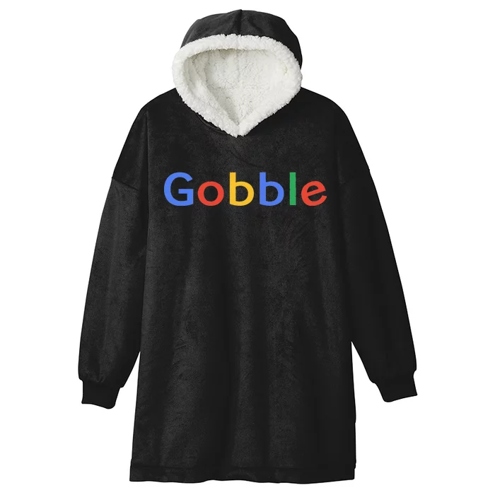 Gobble Classic Colorful Logo Hooded Wearable Blanket