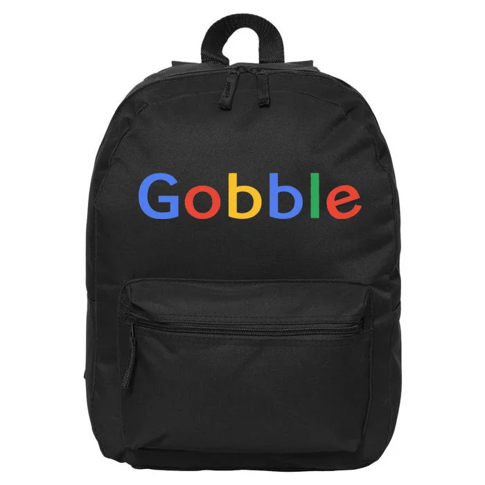 Gobble Classic Colorful Logo 16 in Basic Backpack