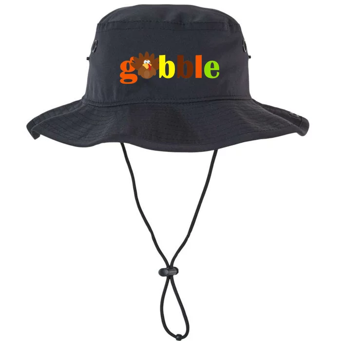 Gobble Cute Turkey Thanksgiving Legacy Cool Fit Booney Bucket Hat