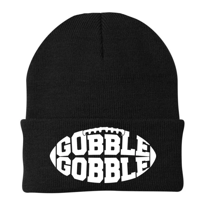 Gobble Gobble Football Knit Cap Winter Beanie