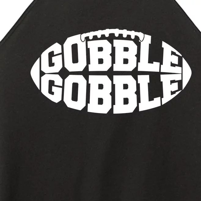 Gobble Gobble Football Women’s Perfect Tri Rocker Tank