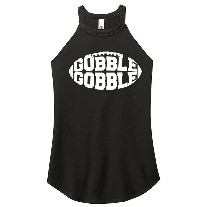 Gobble Gobble Football Women’s Perfect Tri Rocker Tank