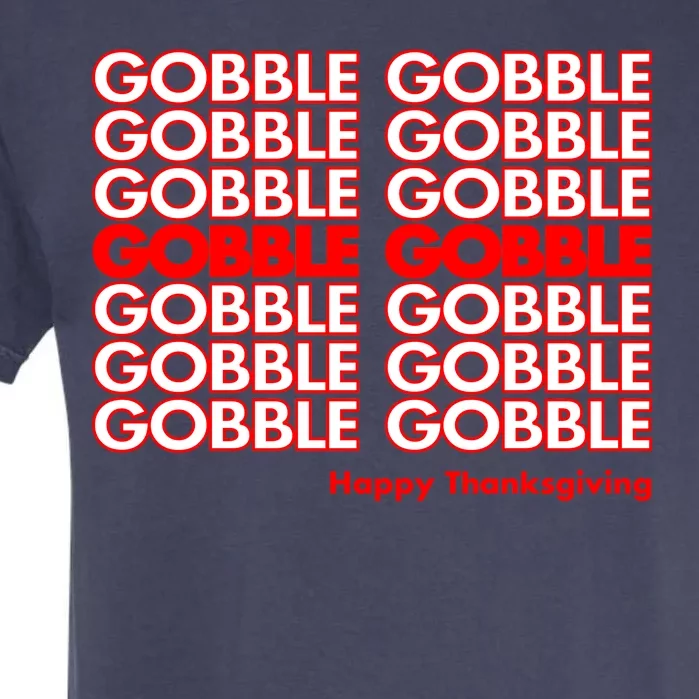 Gobble Gobble Retro Happy Thanksgiving Garment-Dyed Heavyweight T-Shirt