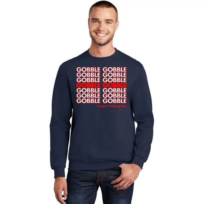 Gobble Gobble Retro Happy Thanksgiving Sweatshirt