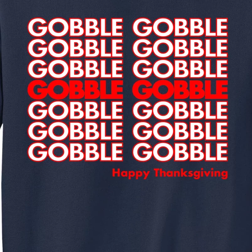 Gobble Gobble Retro Happy Thanksgiving Sweatshirt