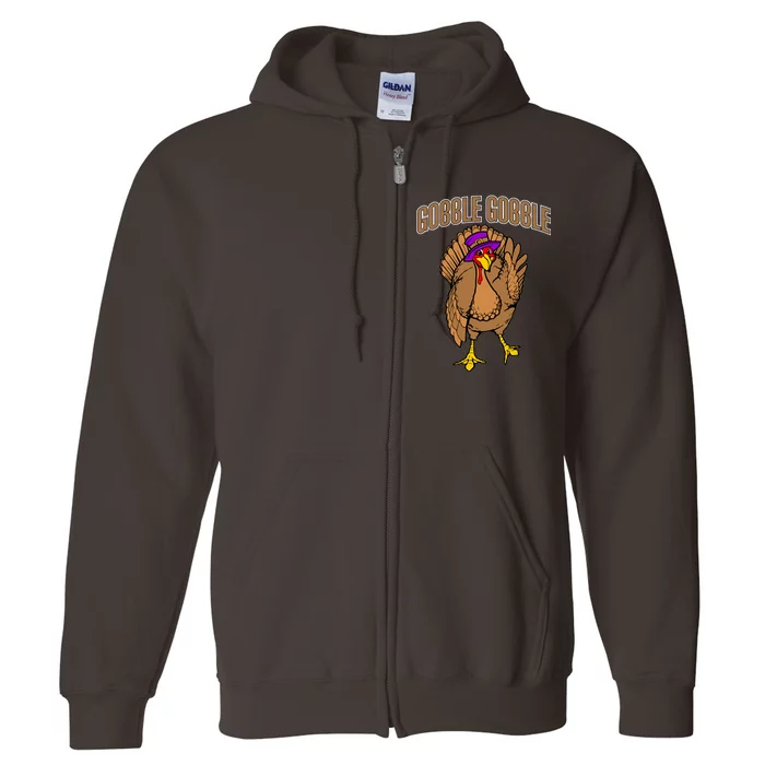 Gobble Gobble Turkey Full Zip Hoodie