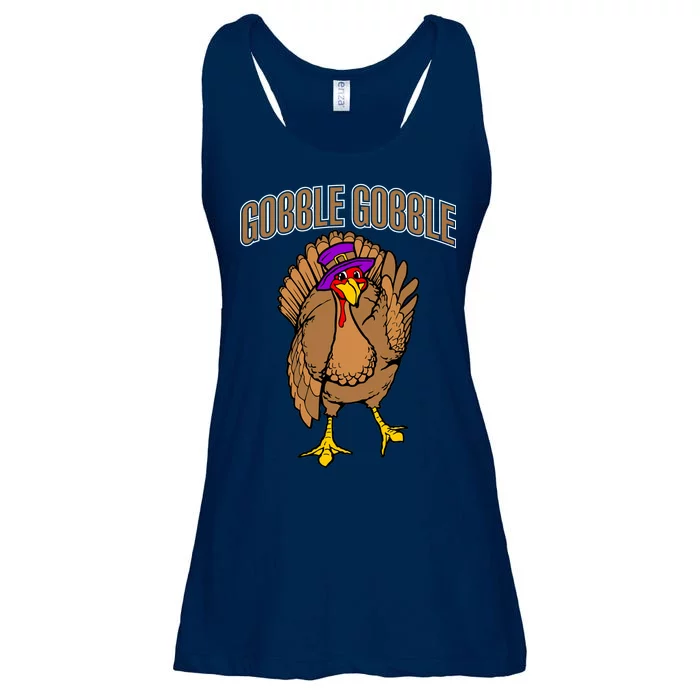 Gobble Gobble Turkey Ladies Essential Flowy Tank