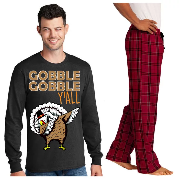 Gobble Gobble Y'all Turkey Long Sleeve Pajama Set