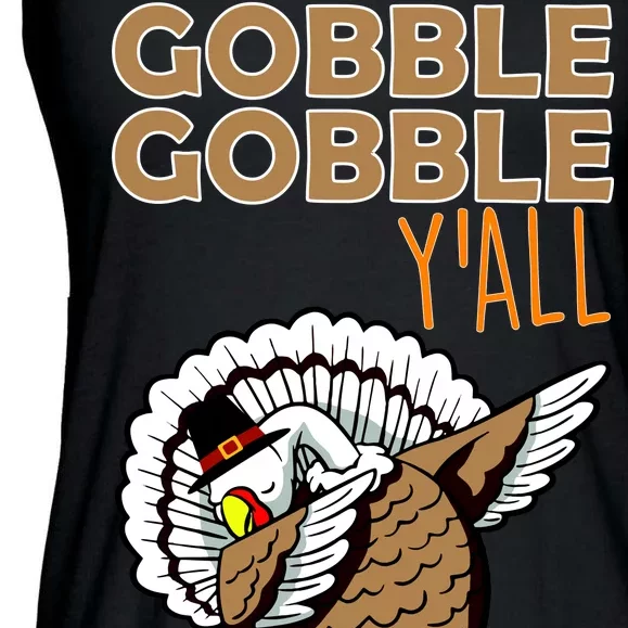 Gobble Gobble Y'all Turkey Ladies Essential Flowy Tank