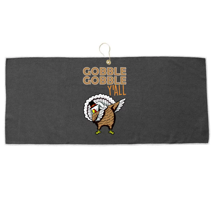 Gobble Gobble Y'all Turkey Large Microfiber Waffle Golf Towel