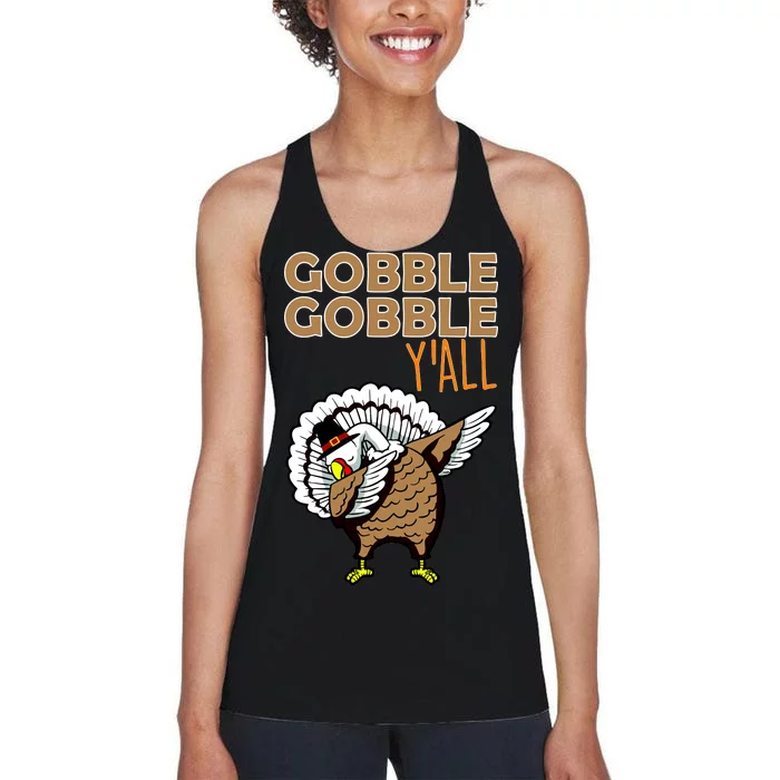 Gobble Gobble Y'all Turkey Women's Racerback Tank