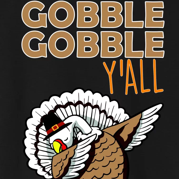 Gobble Gobble Y'all Turkey Women's Crop Top Tee