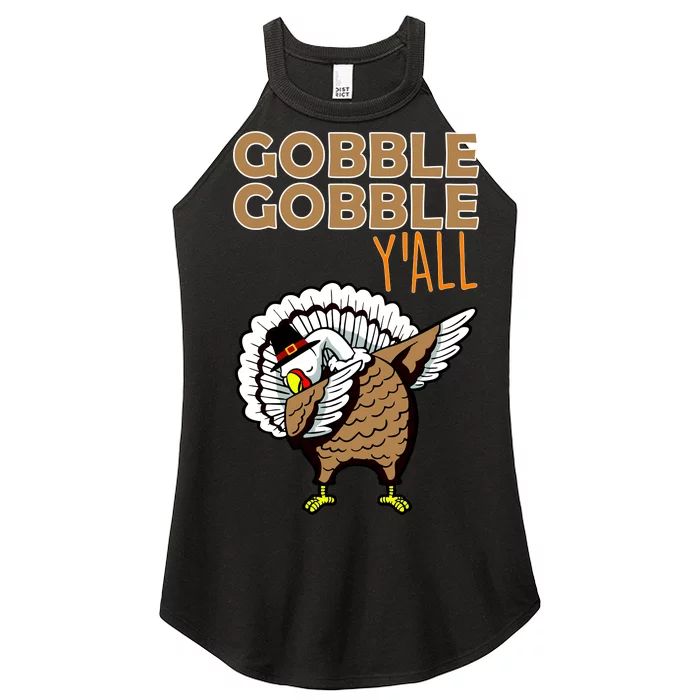 Gobble Gobble Y'all Turkey Women’s Perfect Tri Rocker Tank