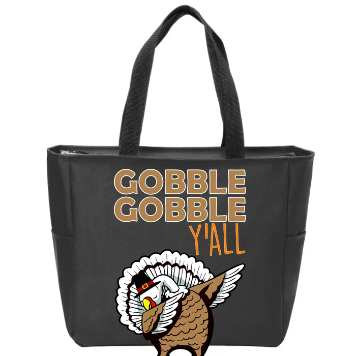 Gobble Gobble Y'all Turkey Zip Tote Bag