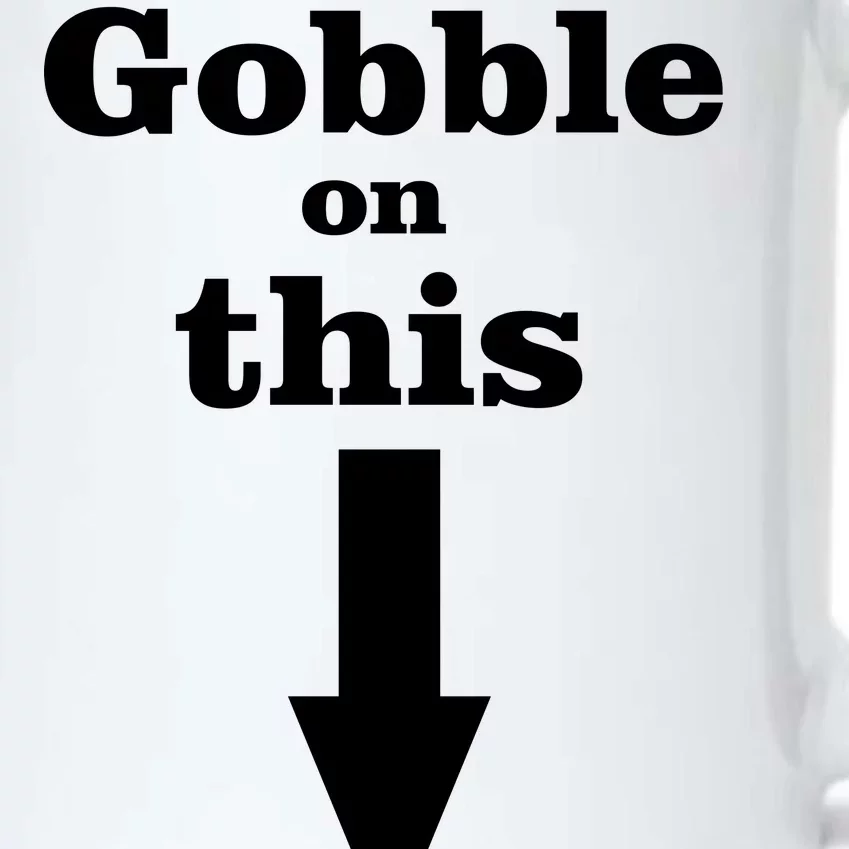 Gobble On This Black Color Changing Mug