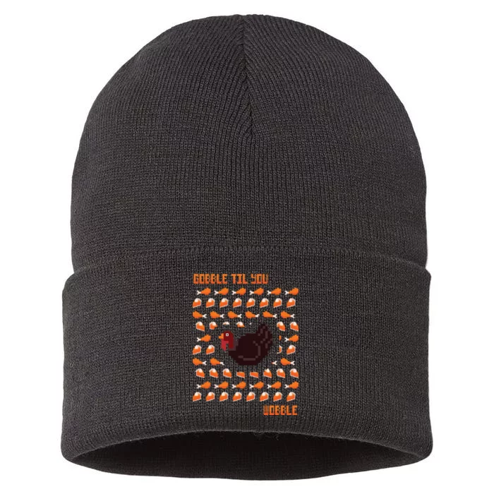 Gobble Til You Wobble Sustainable Knit Beanie