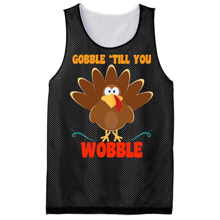 Gobble Till You Wobble Mesh Reversible Basketball Jersey Tank