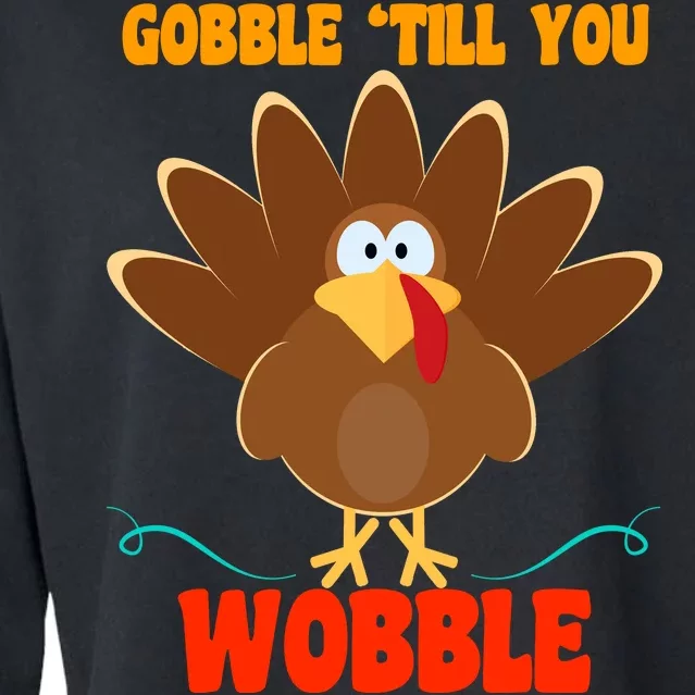 Gobble Till You Wobble Cropped Pullover Crew