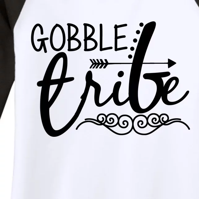 Gobble Tribe Women's Tri-Blend 3/4-Sleeve Raglan Shirt