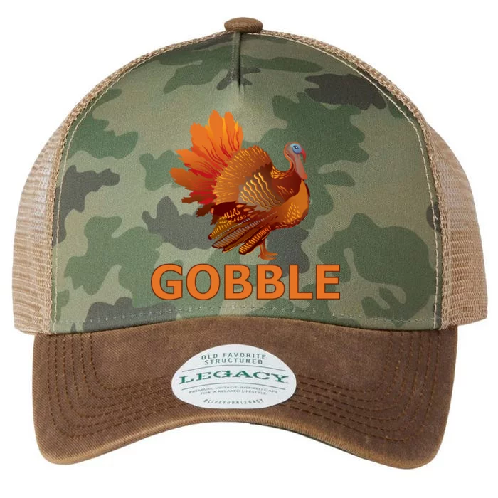 Gobble Turkey Thanksgiving Legacy Tie Dye Trucker Hat