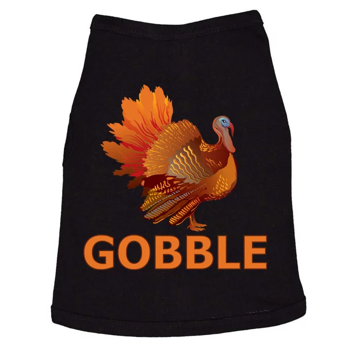 Gobble Turkey Thanksgiving Doggie Tank