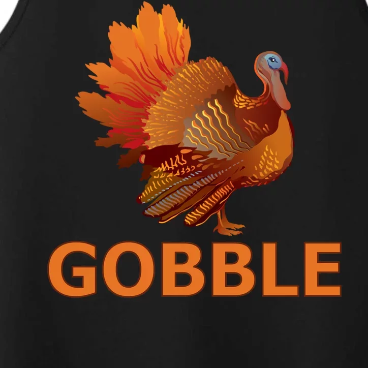 Gobble Turkey Thanksgiving Performance Tank