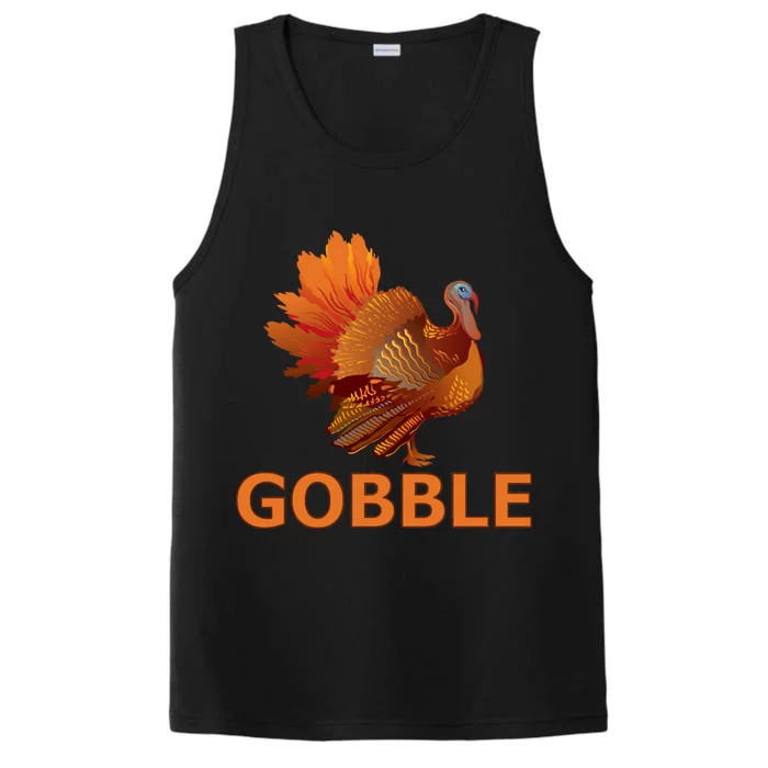 Gobble Turkey Thanksgiving Performance Tank