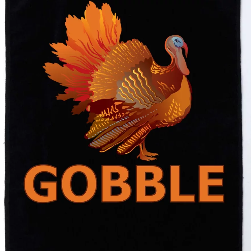 Gobble Turkey Thanksgiving Platinum Collection Golf Towel