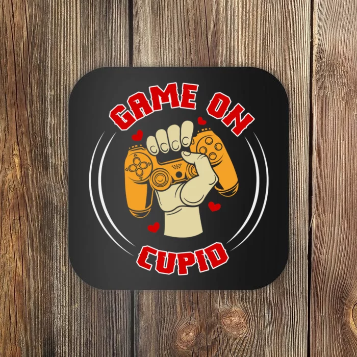 Game On Cupid Video Gaming Valentine Coaster