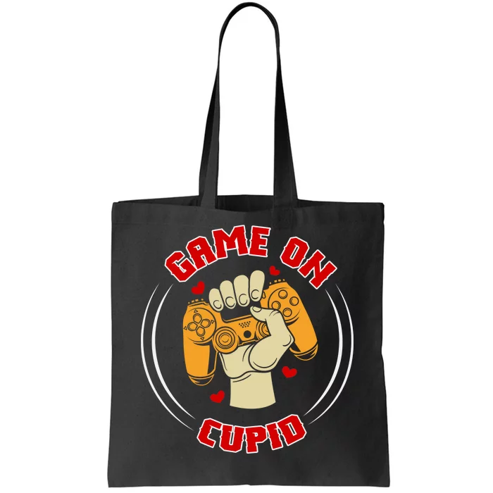 Game On Cupid Video Gaming Valentine Tote Bag