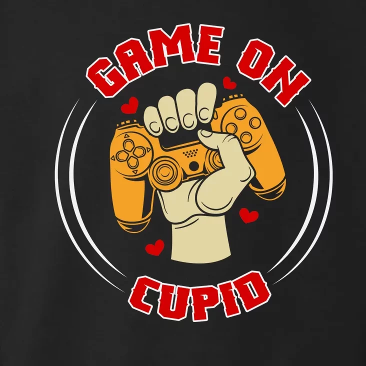 Game On Cupid Video Gaming Valentine Toddler Hoodie